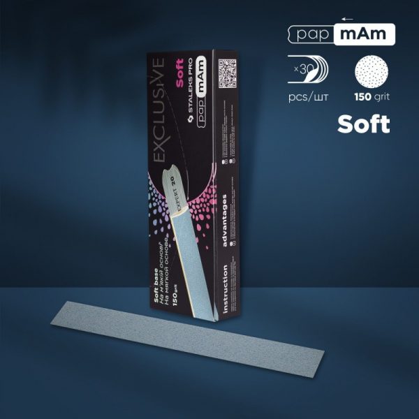 Disposable Files - Sleeves 150grit soft base 30pcs