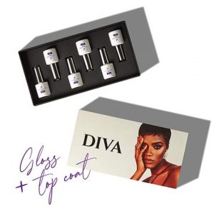 Diva Collection Gel Polish 6×7ml + Gloss Top Free