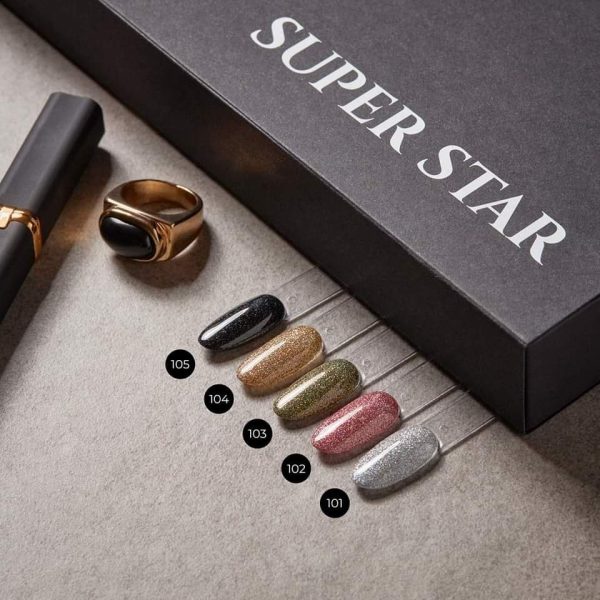 Super Star collection 5×7ml + Gloss Top