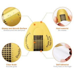 Gold Nail Form 100pcs