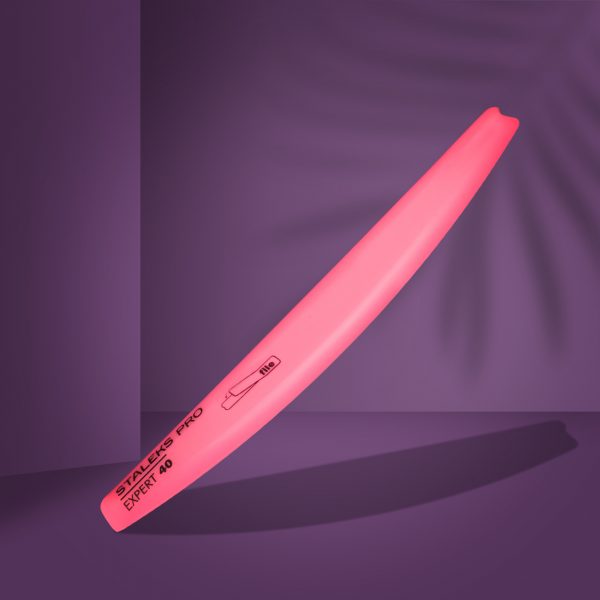 Slanted plastic nail file, crescent (base) Staleks Pro Expert 40