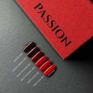 Gel Polish Collection - PASSION - 6x15ml +Gloss Top FREE